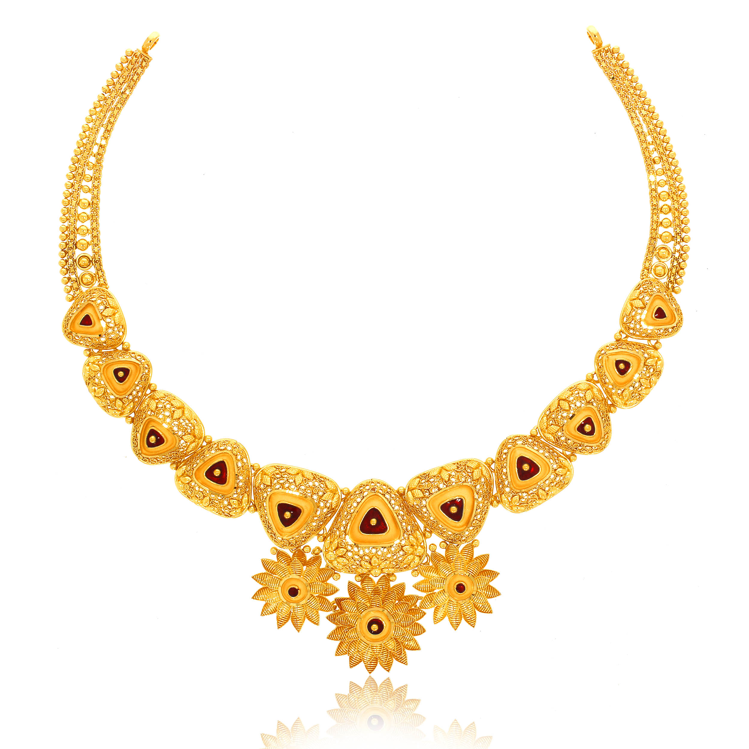 SENA AABI JEWELS 22CT BIS HALLMARK GOLD  NECKLACE FOR WOMAN
