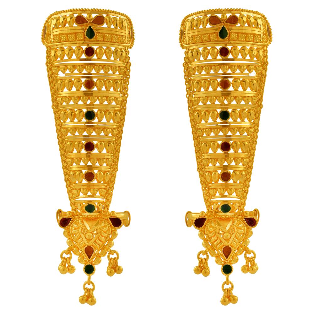 KUBU AABI JEWELS 22CT  BIS HALLMARK GOLD  BIG SIZE RINGS FOR  WO