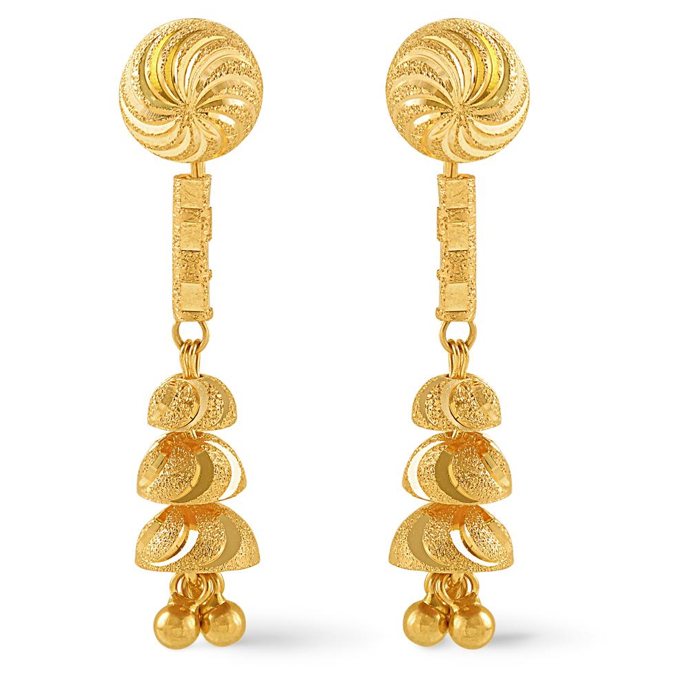 MIKA  AABI JEWELS 22CT  BIS HALLMARK GOLD JEWELLRY  EARRINGS FOR