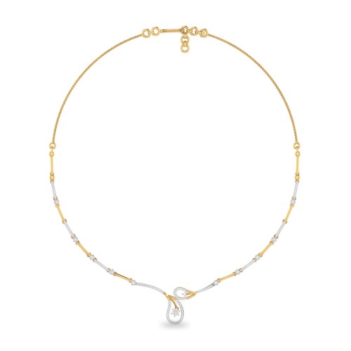 SAKHI AABI JEWELS IGI CERTIFIED DIAMOND JEWELRY DIAMOND NECKLACE